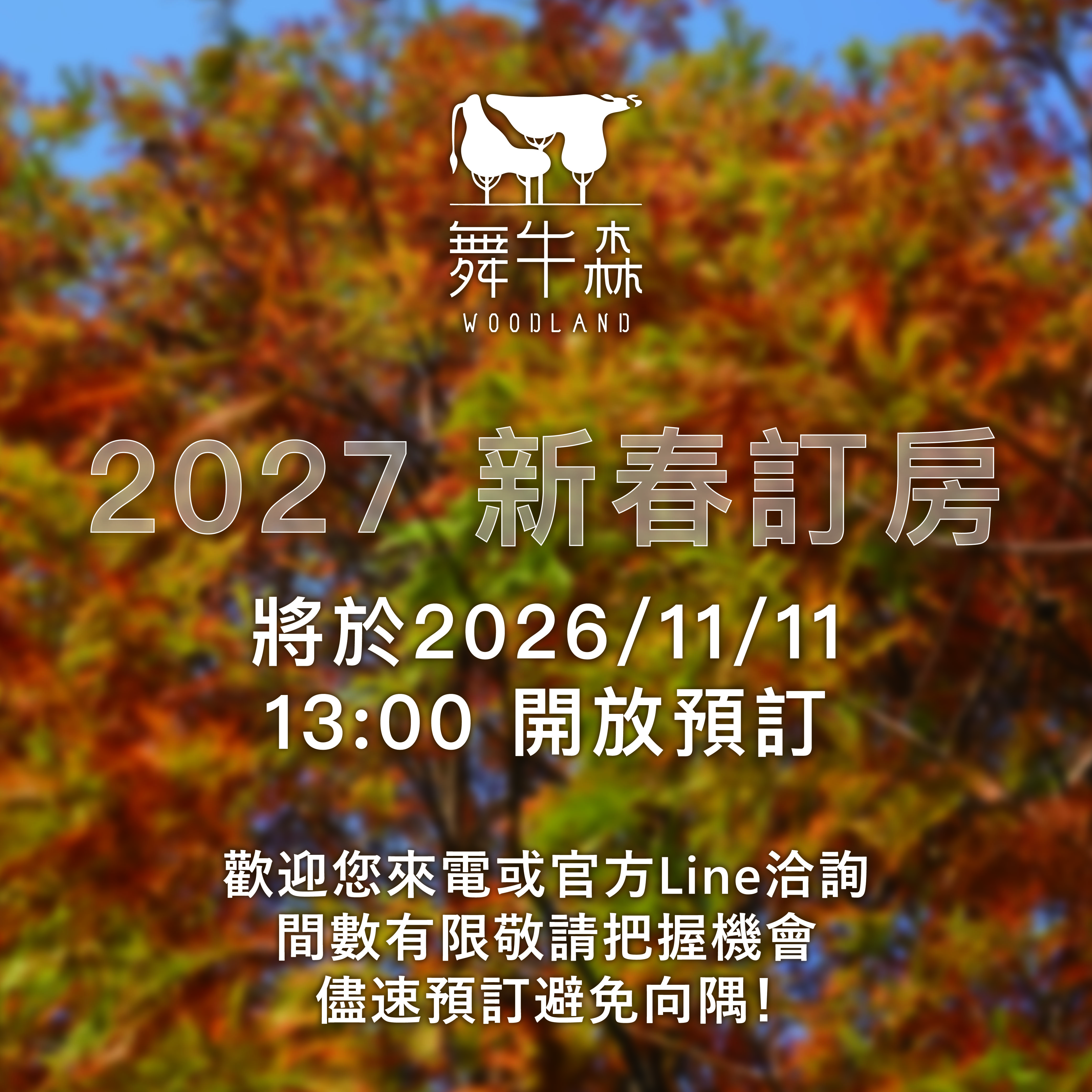 2027 舞牛森新春預訂
